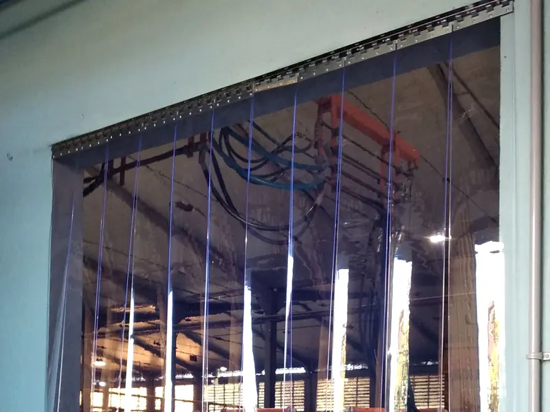Cortina de PVC cristal
